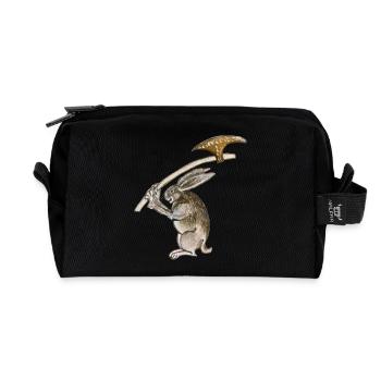 Killer Rabbit - Recycelte Kulturtasche - Schwarz - Vorne