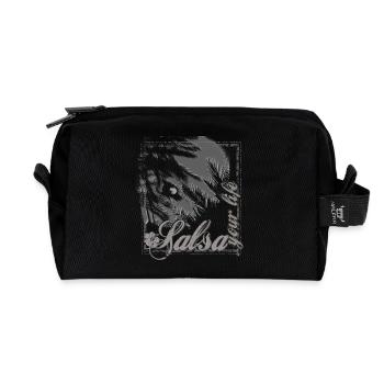 salsa - Trousse de toilette en tissu recyclé - noir - Devant
