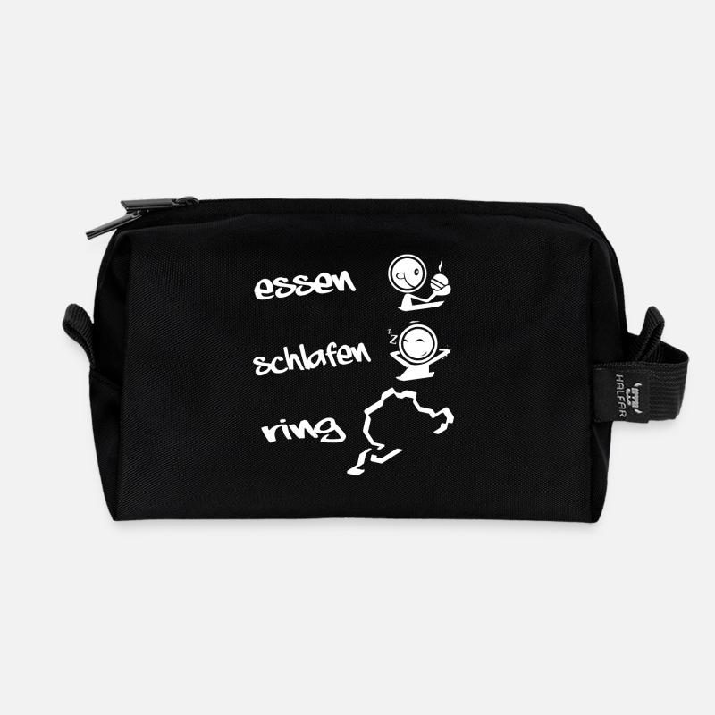 Nordschleife Racing Shirt - Recycelte Kulturtasche - Schwarz