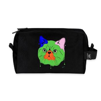 Exotisches Kurzhaar - Recycelte Kulturtasche - Schwarz - Vorne