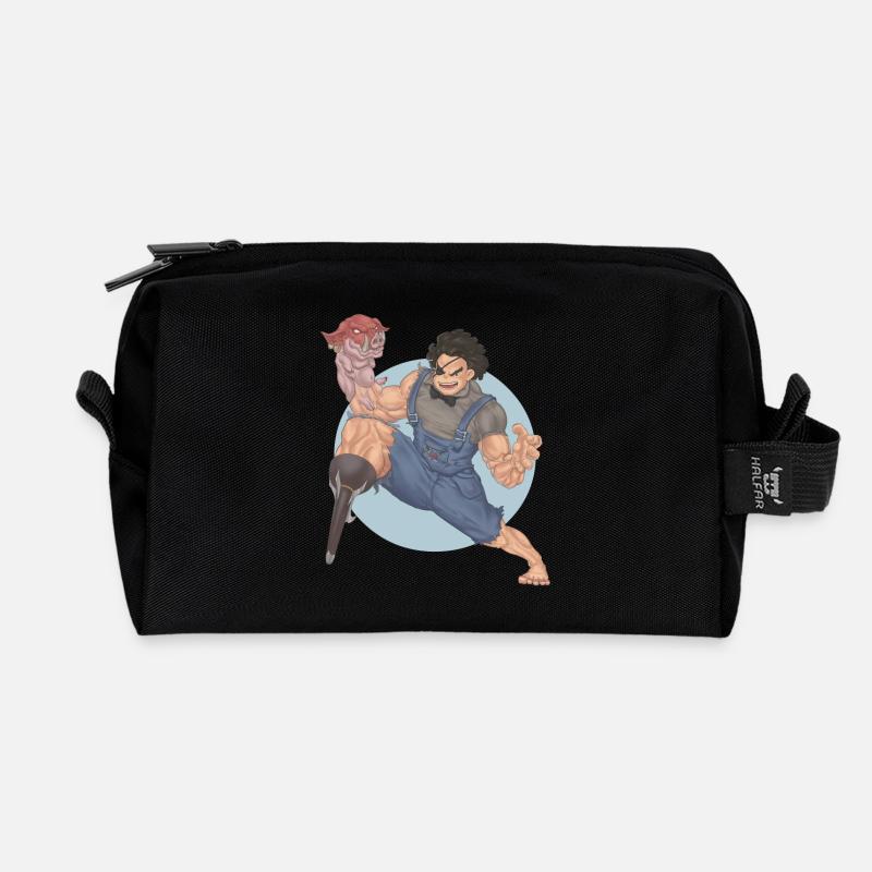 Pigarm Pirate - Recycelte Kulturtasche - Schwarz