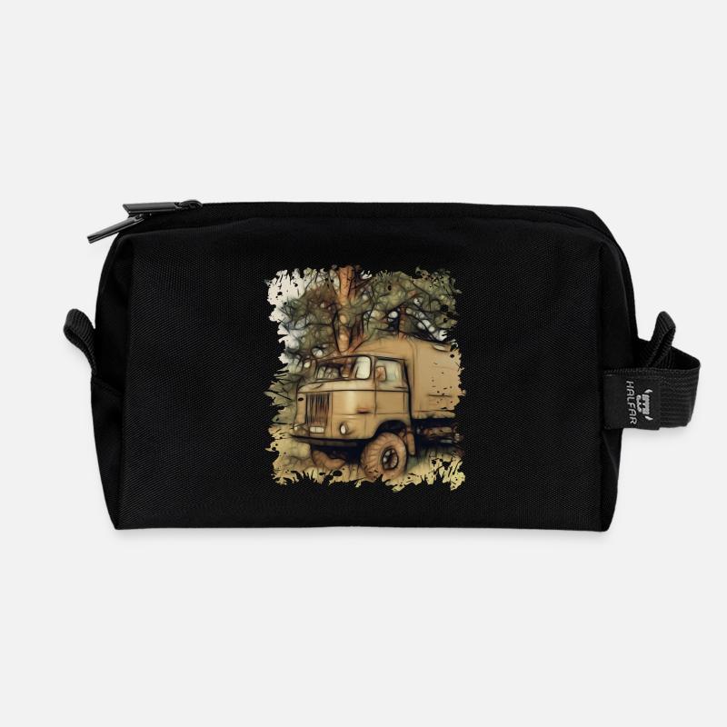 W50 - NVA - Recycelte Kulturtasche - Schwarz