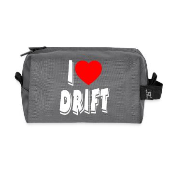 Voiture - Trousse de toilette en tissu recyclé - anthracite - Devant