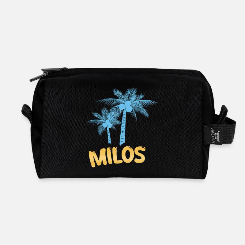 Milos Milos - Recycelte Kulturtasche - Schwarz