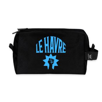 Le Havre - Recycled Toiletry Zip Bag - black - Front
