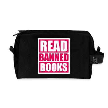 Read Banned Books Verbotene Bücher Lesen Freiheit - Recycelte Kulturtasche - Schwarz - Vorne