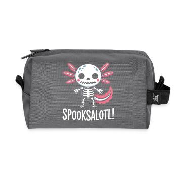 Charme du Dragon Squelette de Spooksalot - Trousse de toilette en tissu recyclé - anthracite - Devant