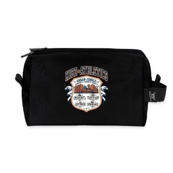 Kiez Athletics - Trousse de toilette en tissu recyclé - noir - Devant