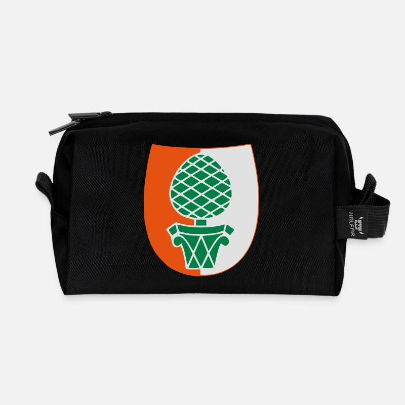 Augsburg - Recycelte Kulturtasche - Schwarz