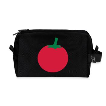 Tomate - Recycelte Kulturtasche - Schwarz - Vorne