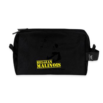 Malinois - Recycelte Kulturtasche - Schwarz - Vorne