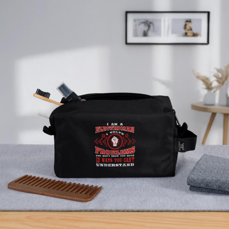 gift solve problems know ELECTRICIAN 1 Recycelte Kulturtasche