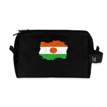 Roots Wurzeln Flagge heimat Land Niger png - Recycelte Kulturtasche - Schwarz - Vorne