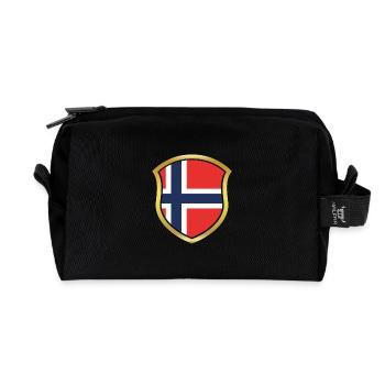 World Champion Champion 2018 wm team Norway png - Recycled Toiletry Zip Bag - black - Front