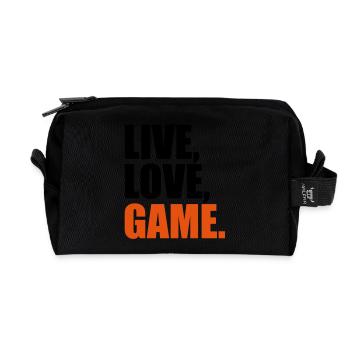 gamer - Recycelte Kulturtasche - Schwarz - Vorne