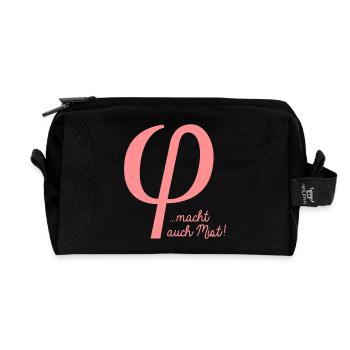 klein phi macht auch Mist - Trousse de toilette en tissu recyclé - noir - Devant