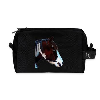 Rebel/Princess - Recycled Toiletry Zip Bag - black - Front