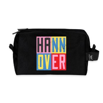 Hannover Design - Recycelte Kulturtasche - Schwarz - Vorne