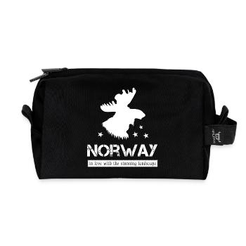 Norway norge - Recycelte Kulturtasche - Schwarz - Vorne