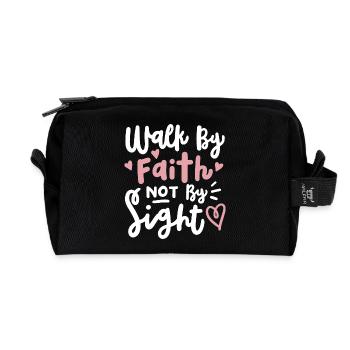 Christlicher Glaube Bibelvers - Recycelte Kulturtasche - Schwarz - Vorne