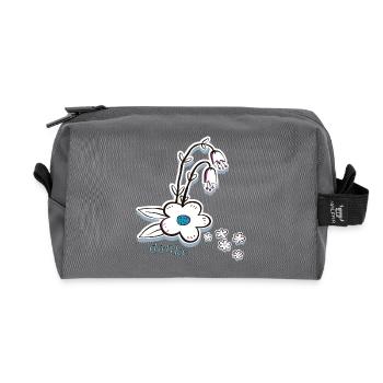 Thank you - Recycled Toiletry Zip Bag - anthracite - Front