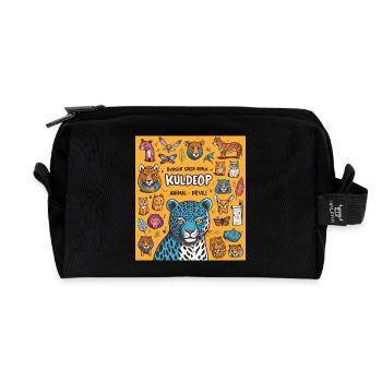 Kuldeop - Recycled Toiletry Zip Bag - black - Front