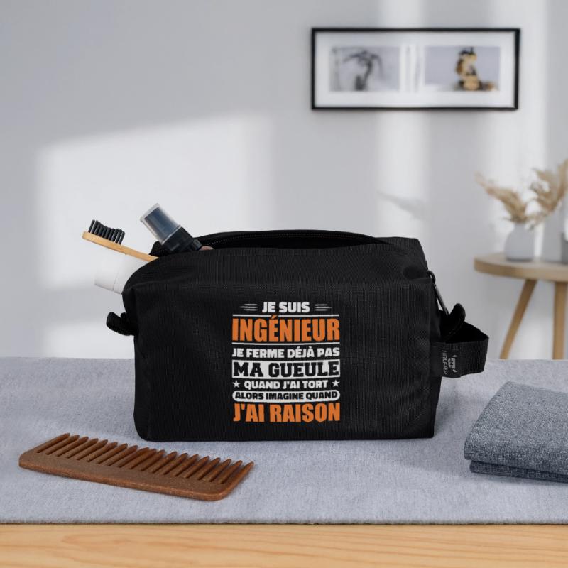 Engineer Humor Gift Student Engineer Recycled Toiletry Zip Bag