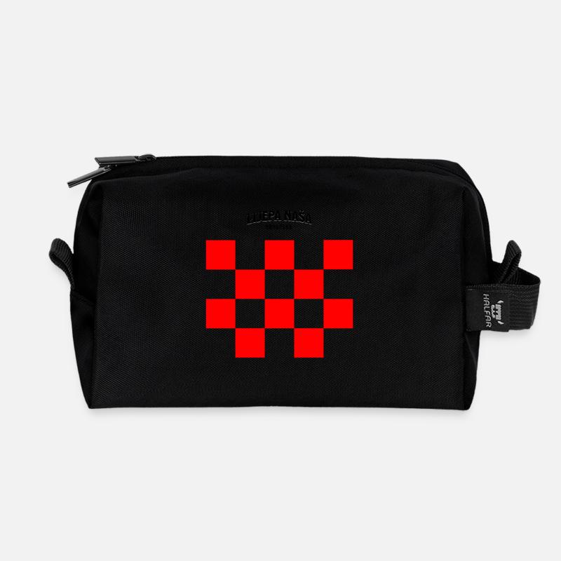 LIJEPA NAŠA HRVATSKA - Recycelte Kulturtasche - Schwarz