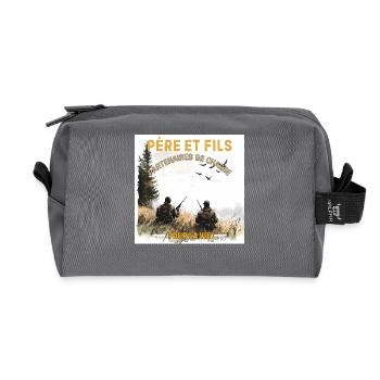 Père et Fils Chasse Ensemble - Trousse de toilette en tissu recyclé - anthracite - Devant