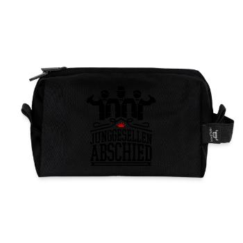 Junggesellen Abschied - Recycelte Kulturtasche - Schwarz - Vorne