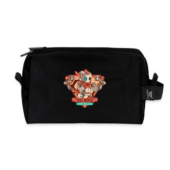 Real world coding challenge - Recycled Toiletry Zip Bag - black - Front