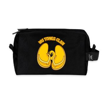 The Flip-flop clan - Recycled Toiletry Zip Bag - black - Front
