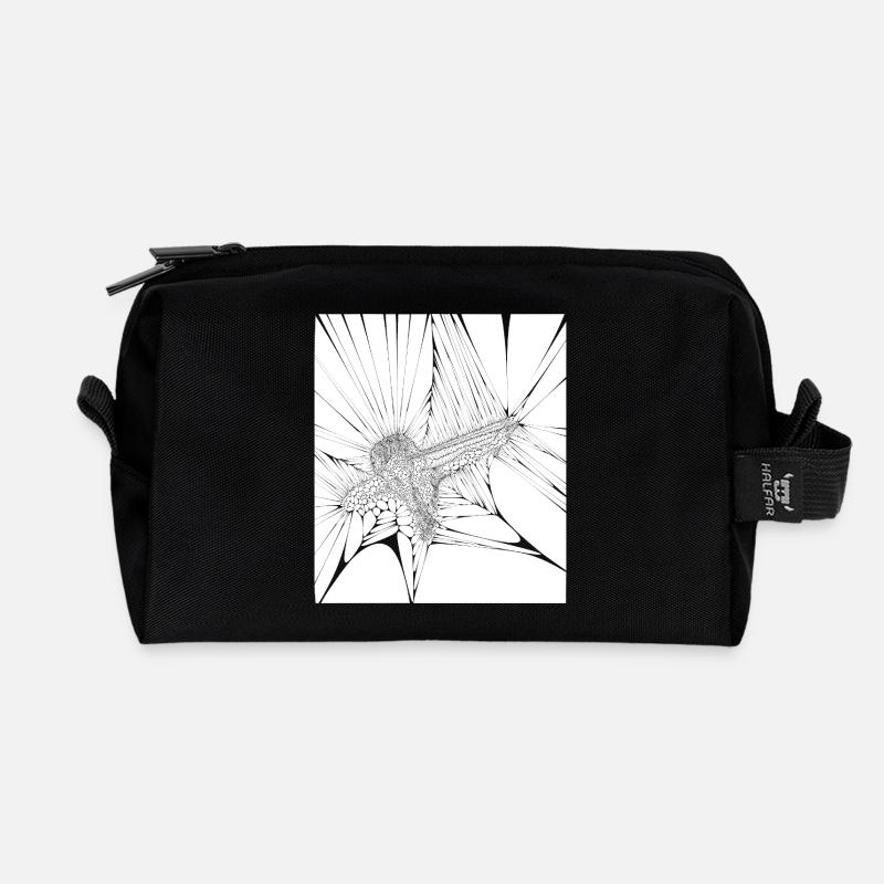 Revolt - Recycelte Kulturtasche - Schwarz