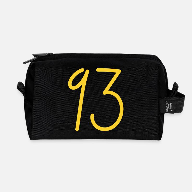 93 - Recycelte Kulturtasche - Schwarz