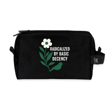 Radicalized By Decency Shirt for Activists - Recycelte Kulturtasche - Schwarz - Vorne