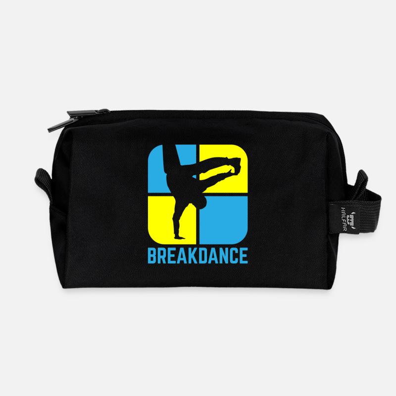 Breakdance - Recycelte Kulturtasche - Schwarz