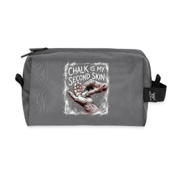 Peau de calisthénie - Trousse de toilette en tissu recyclé - anthracite - Devant