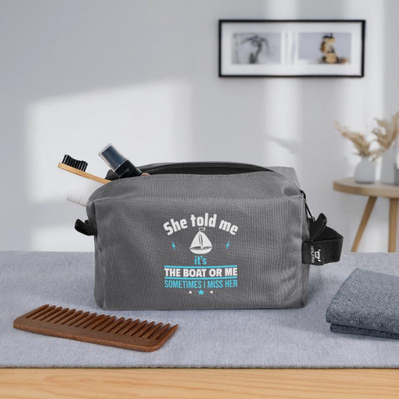 Sie sagte: Es ist das Boot oder ich,Bootsfahrer Recycelte Kulturtasche