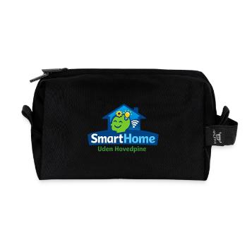 Smarthome without headaches - Recycled Toiletry Zip Bag - black - Front