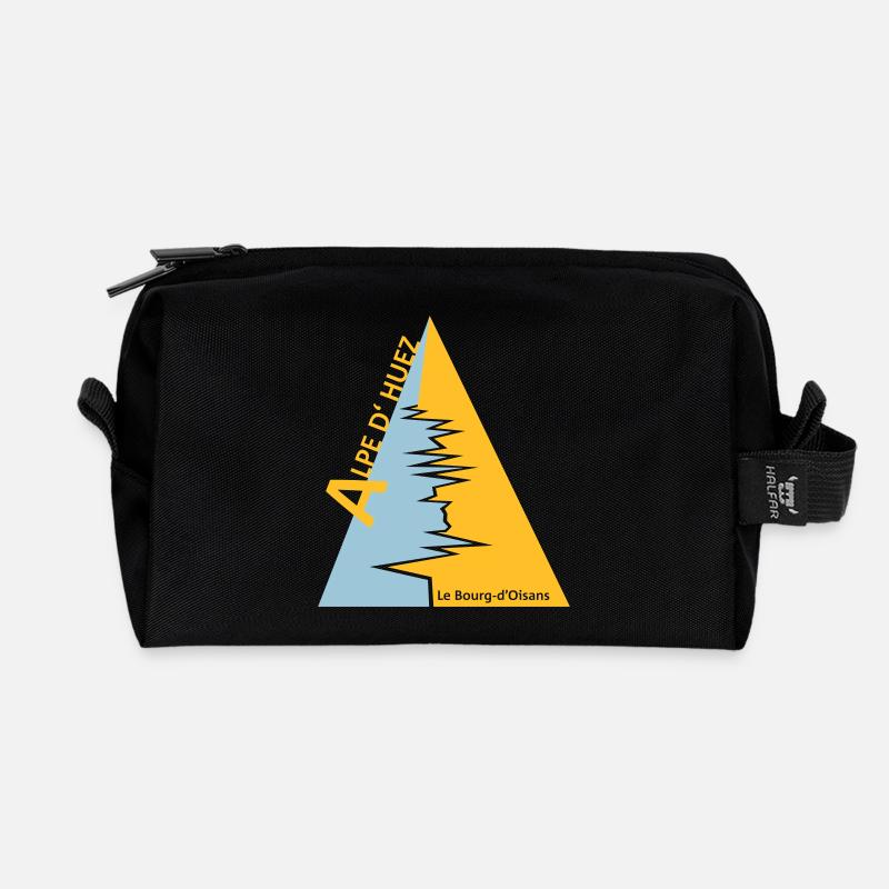Alpe d'Huez - Recycelte Kulturtasche - Schwarz