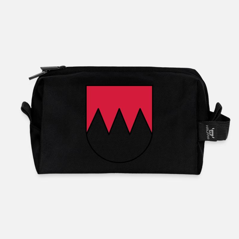 Franken - Wappen - Recycelte Kulturtasche - Schwarz