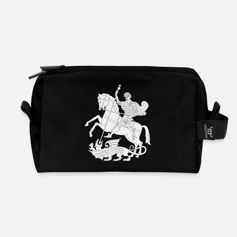 Ritter - Recycelte Kulturtasche - Schwarz