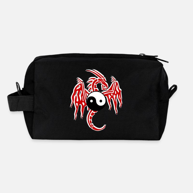 dragon chinois Trousse de toilette en tissu recyclé