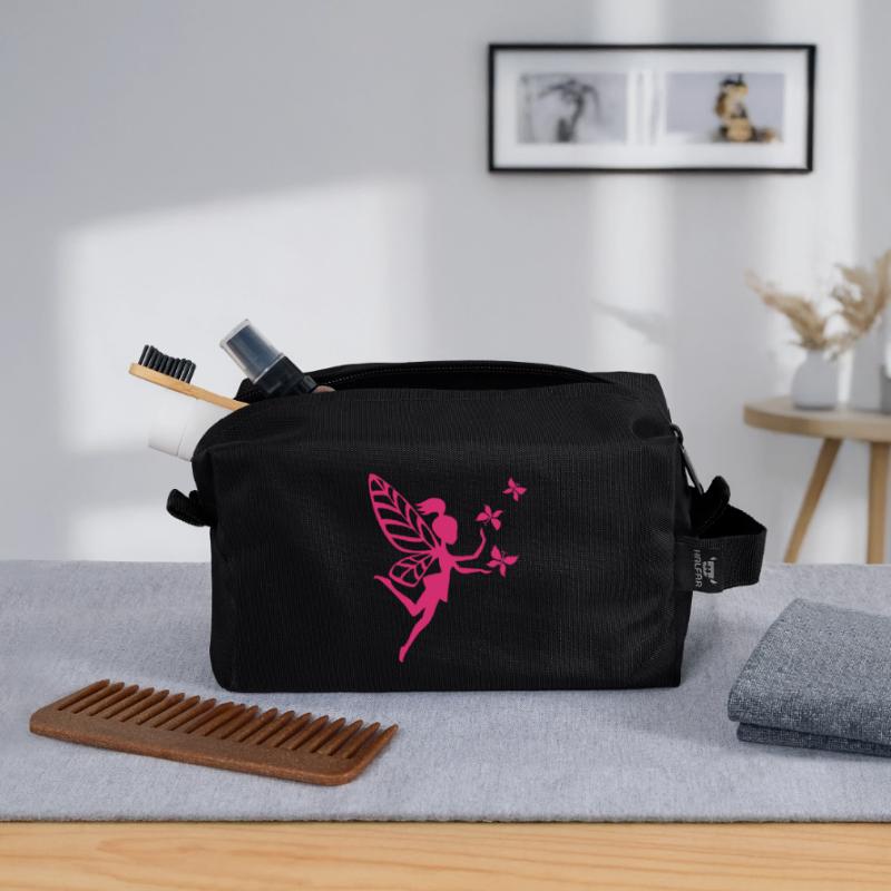 fairy, pixie, butterfly, elves, magic, sorcery Recycled Toiletry Zip Bag
