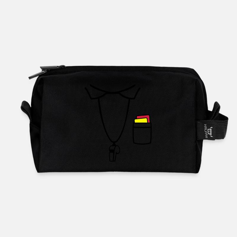Schiedsrichter - Recycelte Kulturtasche - Schwarz