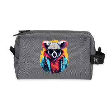 Streetstyle-Koalabär | Koala-Liebhaber - Recycelte Kulturtasche - Anthrazit - Vorne