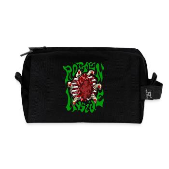 Verfault - Recycelte Kulturtasche - Schwarz - Vorne