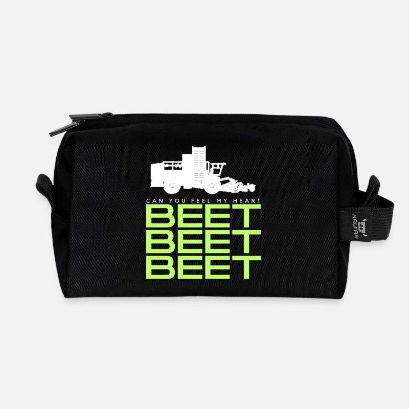 Rübenroder T-Shirt - Recycelte Kulturtasche - Schwarz