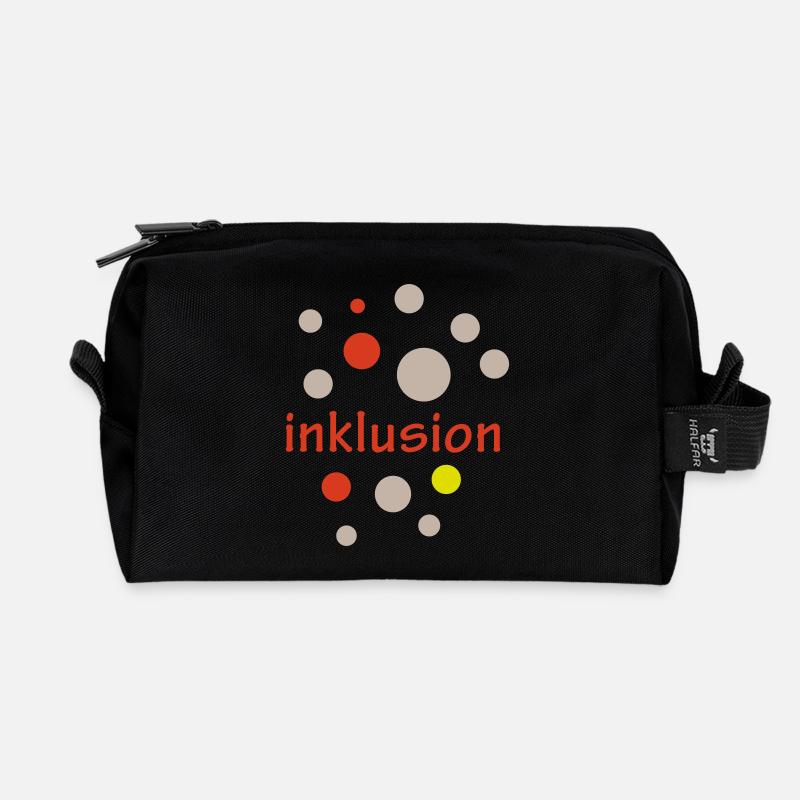 Inklusion - Recycelte Kulturtasche - Schwarz