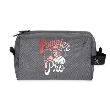 Pompier Pro - Trousse de toilette en tissu recyclé - anthracite - Devant